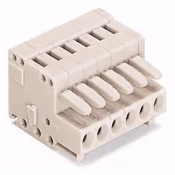 Wago 734-108, Gris, Polyamide, 10 A, 160 V, 30,2 mm, 13,4 mm
