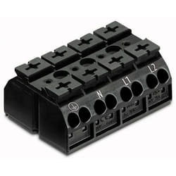 Wago 862-1504 bornier Noir