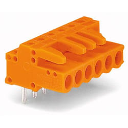 Wago 232-266 bornier 6P Orange