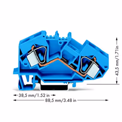Wago 783-604 bornier Bleu