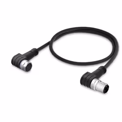 Wago 756-5204/030-020, 2 m, 2xM8, Mâle/Femelle, Noir, 4,1 mm, 67,6 g