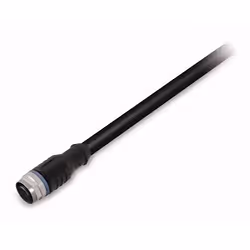 Wago 756-5301/040-015, 1,5 m, 1xM12, Femelle, Noir, 4,7 mm, 55 g
