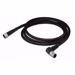 Wago 756-5508/030-020, 2 m, 1xM12/1xM8, Mâle/Femelle, Noir, 4,3 mm, 63,5 g