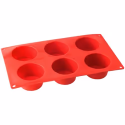 Moule à muffins 6 empreintes 30 x 18 cm Dr.Oetker Flexxibel Love