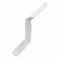Dr. Oetker 1665, Spatule, Blanc, Acier inoxydable, Plastique, 240 mm, 130 mm