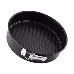 Zenker 6505, Moule à charnière, Rond, Surface plate, 230 °C, Noir, Allemagne