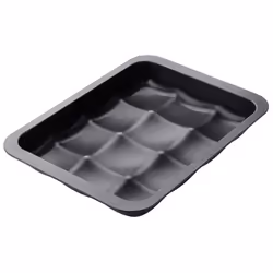 Zenker 6517, Rectangulaire, Surface strié, 230 °C, Noir, Allemagne, 360 mm