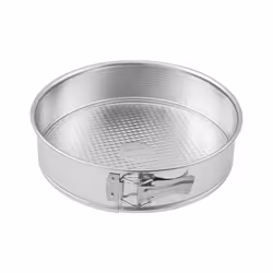 Zenker 6803, Moule à charnière, Rond, Surface plate, 230 °C, Argent, Fer blanc