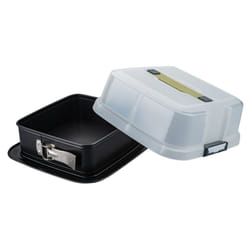 Moule à charnière carré avec couvercle 23 cm Zenker Bake Click and Go