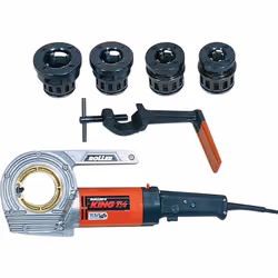 King stock die électrique ROLLER • Die pratique, compact, électrique puissant stock • Facile, changement rapide des têtes de  ...
