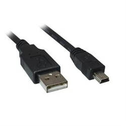 Sharkoon 4044951015566 câble USB 1 m USB 2.0 USB A Mini-USB B Noir