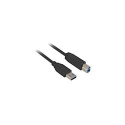 Sharkoon 2m, USB3.0-A/USB3.0-B câble USB USB 3.2 Gen 1 (3.1 Gen 1) USB A USB B Noir