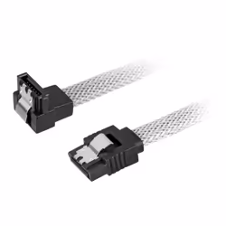 Sharkoon SATA 3, 0,45 m, SATA III, SATA 7-pin, SATA 7-pin, Mâle/Mâle, Noir, Blanc