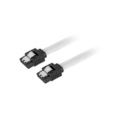 Sharkoon Sata 3 câble SATA 0,3 m SATA 7-pin Noir, Blanc