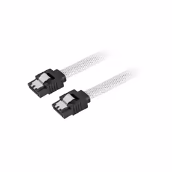 Sharkoon Sata 3, 0,6 m, SATA III, SATA 7-pin, SATA 7-pin, Mâle/Mâle, Noir, Blanc