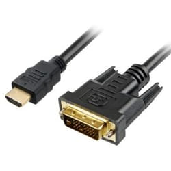 Sharkoon 1m, HDMI/DVI-D Noir