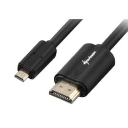 Sharkoon 1.5m, HDMI/Micro HDMI câble HDMI 1,5 m HDMI Type A (Standard) HDMI Type D (Micro) Noir