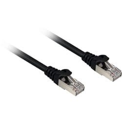 Sharkoon Cat.6a SFTP câble de réseau Noir 3 m Cat6a S/FTP (S-STP)