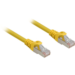 Sharkoon Cat.6a SFTP câble de réseau Jaune 3 m Cat6a S/FTP (S-STP)