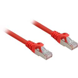 Sharkoon Cat.6a SFTP câble de réseau Rouge 3 m Cat6a S/FTP (S-STP)