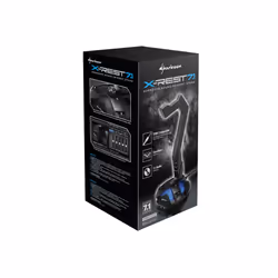 Sharkoon X-Rest 7.1 Support actif Écouteurs, Casque Noir