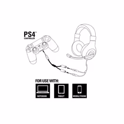 Sharkoon 0.12m, 3.5mm/2x3.5mm câble audio 0,12 m 3,5mm Noir, Argent - Vue supplémentaire 4