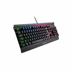 Sharkoon SKILLER MECH SGK3, Taille réelle (100 %), Avec fil, USB, Clavier mécanique, LED RGB, Noir