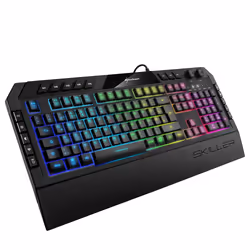 Sharkoon Skiller SGK5, Taille réelle (100 %), USB, Clavier mécanique, QWERTZ, LED RGB, Noir