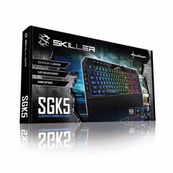 Sharkoon Skiller SGK5 clavier USB QWERTZ Allemand Noir