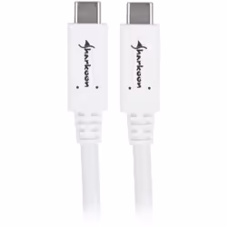 Sharkoon 4044951021185, 1 m, USB C, USB C, USB 3.2 Gen 1 (3.1 Gen 1), Blanc