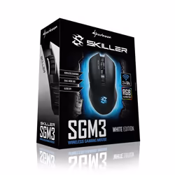 Sharkoon Skiller SGM3 souris Droitier RF Wireless + USB Type-A Optique 6000 DPI - Vue supplémentaire 7