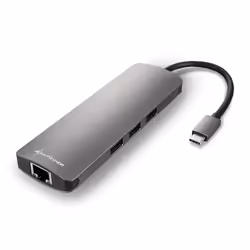 Sharkoon USB 3.0 Type C Combo Adapter carte et adaptateur d'interfaces HDMI, RJ-45, USB 3.2 Gen 1 (3.1 Gen 1)