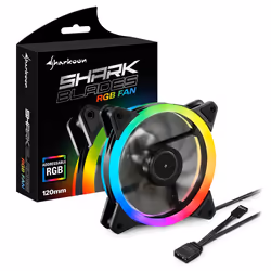 Sharkoon SHARK Blades RGB Boitier PC Ventilateur 12 cm - Vue supplémentaire 4