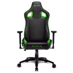 Sharkoon Elbrus 2 Siège de jeu universel Siège rembourré Noir, Vert
