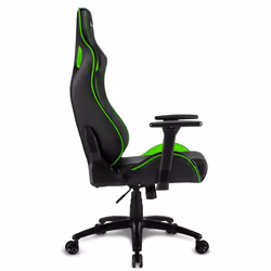 Sharkoon Elbrus 2 Siège de jeu universel Siège rembourré Noir, Vert