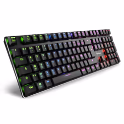 Sharkoon PureWriter RGB, USB, Clavier mécanique, AZERTY, LED RGB, Noir