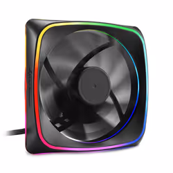 Sharkoon RGB SHARK Lights Boitier PC Ventilateur 12 cm Noir - Vue supplémentaire 2