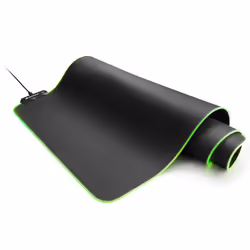 Sharkoon 1337 RGB V2 Tapis de souris de jeu Noir