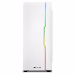 Sharkoon RGB Slider Midi Tower Blanc