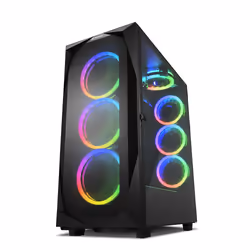 Sharkoon REV300, Tower, PC, Noir, ATX, EATX, micro ATX, Mini-ITX, Verre trempé, Ventilateur