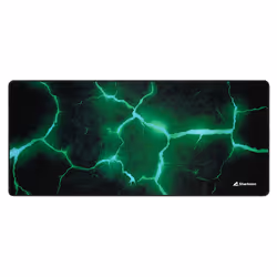 Sharkoon SKILLER SGP30, Noir, Vert, Motif, Caoutchouc, Textile, Base antidérapante, Tapis de souris de jeu