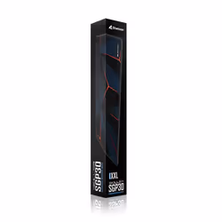 Sharkoon SKILLER SGP30 Tapis de souris de jeu Noir, Bleu, Orange - Vue supplémentaire 4
