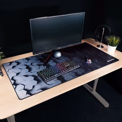 Sharkoon SKILLER SGP30 Big Hex Tapis de souris de jeu Noir - Vue supplémentaire 4