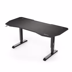 Sharkoon Skiller SGD20, Droit, Forme des reins, Panneaux MDF, Acier, Jouer, Noir