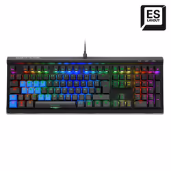 Sharkoon SKILLER SGK60 clavier USB QWERTY Espagnole Noir