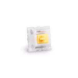 Sharkoon Linear Gateron CAP MILKY YELLOW, Touches de clavier, Blanc, Jaune