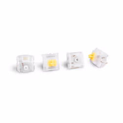 Sharkoon Linear Gateron CAP MILKY YELLOW Touches de clavier