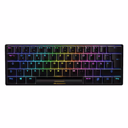 Sharkoon SGK50 S4, 60%, USB, QWERTZ, LED RGB, Noir