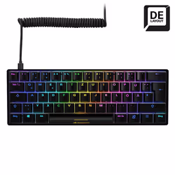 Sharkoon SKILLER SGK50 S4 clavier USB QWERTZ Allemand Noir