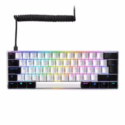 Sharkoon SGK50 S4 clavier USB QWERTY Italien Blanc